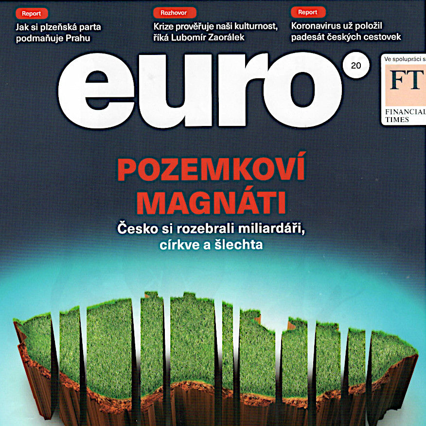 Titulní stránka časopisu Ekonom